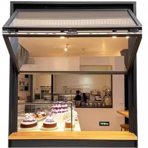 Quality Aluminum Fold Up Windows with Sound Insulation Double Glazing and Solid Tempered Glass wholesale