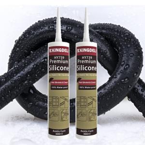 Quality White Acetic Cure Silicone Sealant 300ml RTV Silicone Glue for Construction wholesale