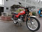 Red Color 125cc 150cc Street Bike Motorcycle High Ground Clearance