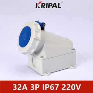 Quality IP67 16A 32A 3 Pole IEC Industrial Surface Mounting Socket Outlet wholesale