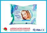 Fresh Scent Makeup Remover Wipes PH balanced Biodegradable 25pcs Personalized