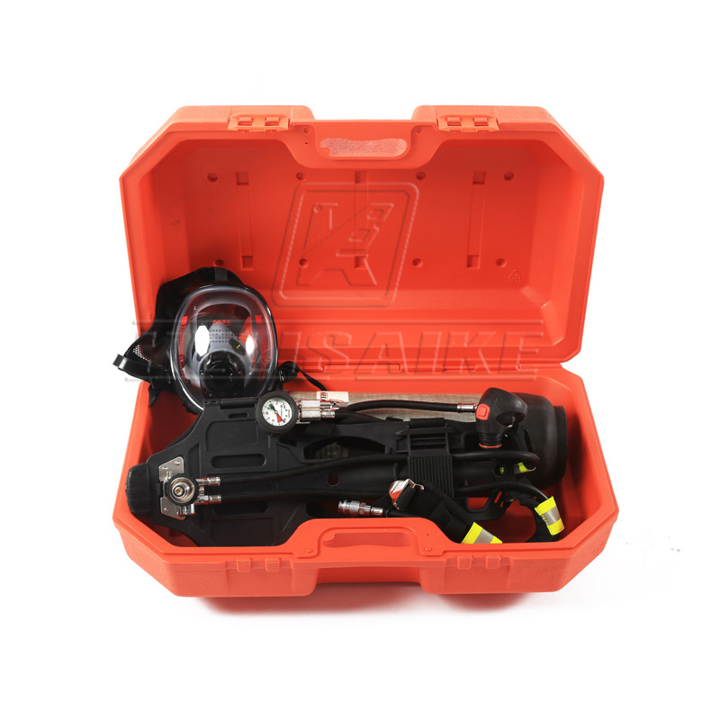 Firefighter SCBA Self Contained Breathing Mask With Reticulated Hood