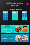 Stainless Steel Commercial Kitchen Upright Freezer with 5cm Foam Layer Thickness