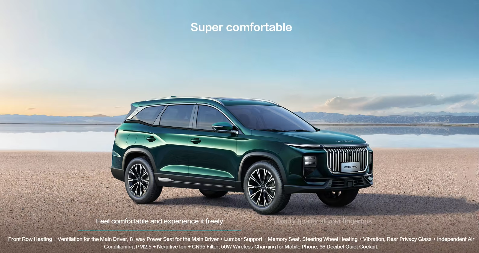 2024 Jetour X90 PRO 1.6T 197HP L4 DCT 5-Door 5-Seater Turbo SUV with Automatic Gearbox Dark Interior Displacement 1.5-2.0L