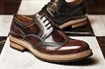 Fashion Italian Designer Men Formal Dress Shoes Genuine Leather Flat Luxury