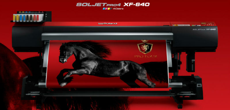 Roland XF640 with dx6 head for eco solvent printing