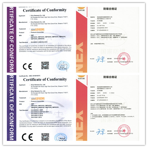 High Reliability I2c Water Pressure Sensor Vapor Pressure Detection