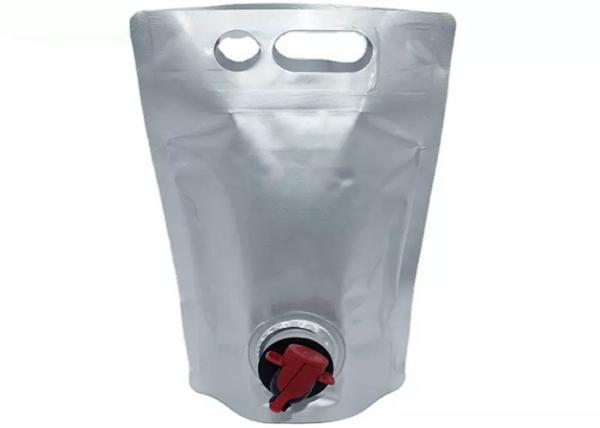 Aluminum Foil Stand Up Pouch With Spout 1l 2l 3l 5l Olive Oil Coffee Wine
