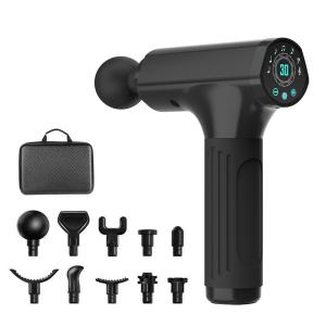Quality Ultra Quiet Cordless portable deep tissue massager 30 Speeds 10 Heads 3200rpm wholesale