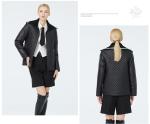 short coat, commercial style，water-proof materail，for all kinds of wears，black