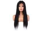Black Long Straight Full Lace Front Wigs Human Hair Without Shedding Or Tangling