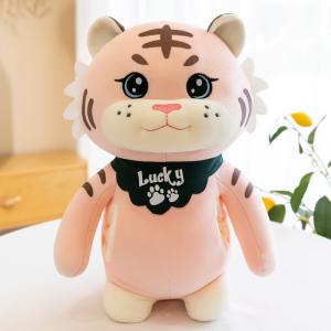 Quality OEM Compact Sewing Plush Fabric Stuffed Tiger Toy wholesale