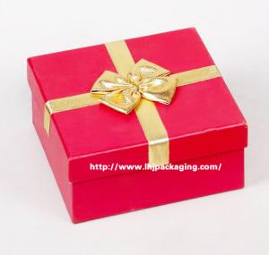 Quality cosmetic box with ribbon wholesale