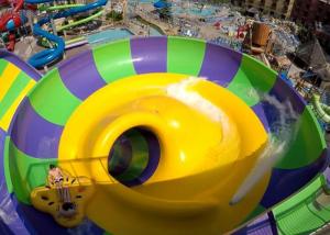 Quality Indoor Or Outdoor Swimming Pool Water Slides Super Bowl For 2 People​ wholesale