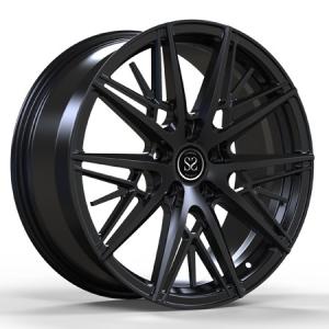 Quality Satin Black 21 Inch 5x120 5x112 Deep Dish Alloy Wheels For M5 M6 wholesale