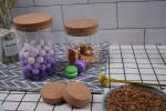 Agglomerated Natural Cork Stopper Lid For Sealing Glass Bottle Jars