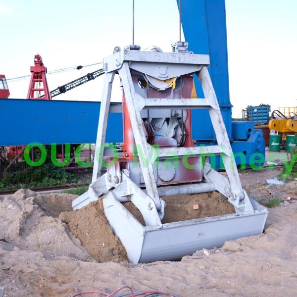 Cheap Hydraulic 50 CBM Max Clamshell Wireless Grab Vessel for sale
