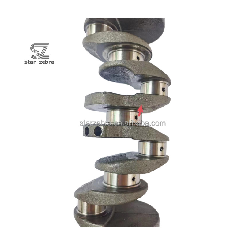 Machinery Repair Shops SK75 ZX55 Engine Crankshaft 4LE1 4LE2 Cylinder Head Cylinder Block FCF DCT Forged Steel Crankshaft