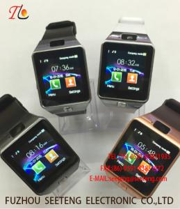 Quality wholesale smart watch Wear Phone multi-function watch alloy case quartz watch fashion watch concise style blue pu strap wholesale