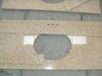 Prefab Beige Bathroom Vanity Countertops 93% Quartz Sand Percentage