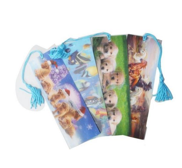 PLASTIC LENTICULAR flip lenticular bookmark printing animation 3d lenticular