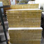 sound insulation prefabricated house 50mm rock wool embossing sandwich panel