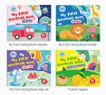 Fruits Veggies Animal Toddlers Coloring Book Mindful Patterns Creativity