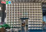Customized Silver Inflatable Cube Tent For Party Wedding Show Exhibition Event