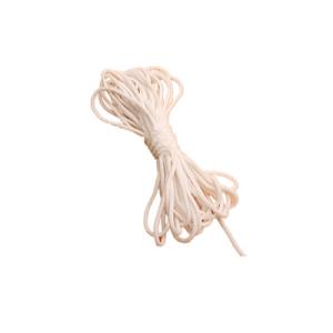 Quality White Round 3mm Stretch Elastic Cord Non Irritating Mask Making Material wholesale