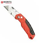 Folding LockBack Utility Knife Al Alloy & ABS & TPR 100*18mm Professional Lock