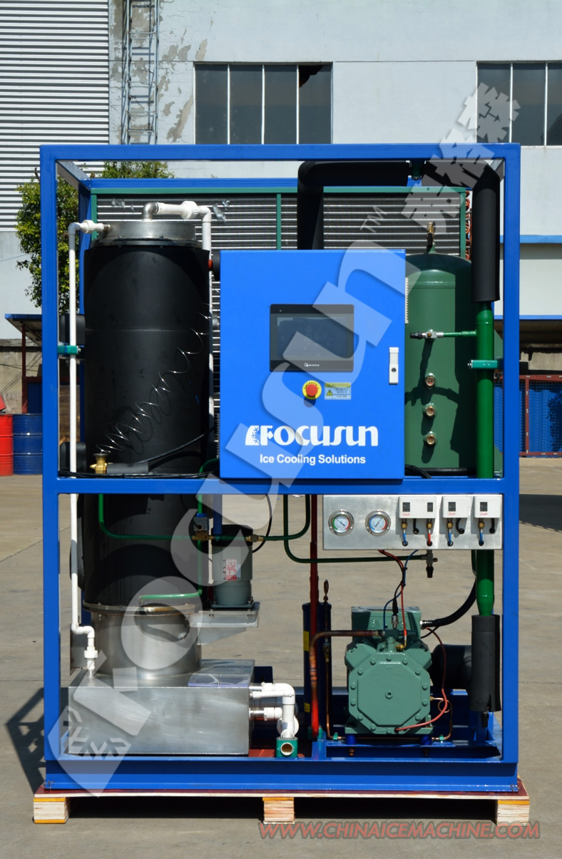 2 Tons Small Industrial Tube Ice Machine 2021 Design Field Maintenance and Repair Service