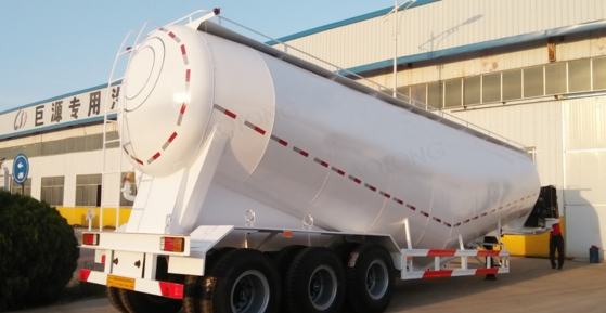50ton Low Density Carbon Steel Bulker Powder Cement Tanker Trucks Bulk Cement Semi Trailer
