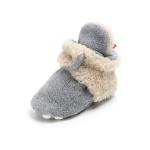 Amazon Cotton fabric fluff winter warn indoor socks Baby shoes