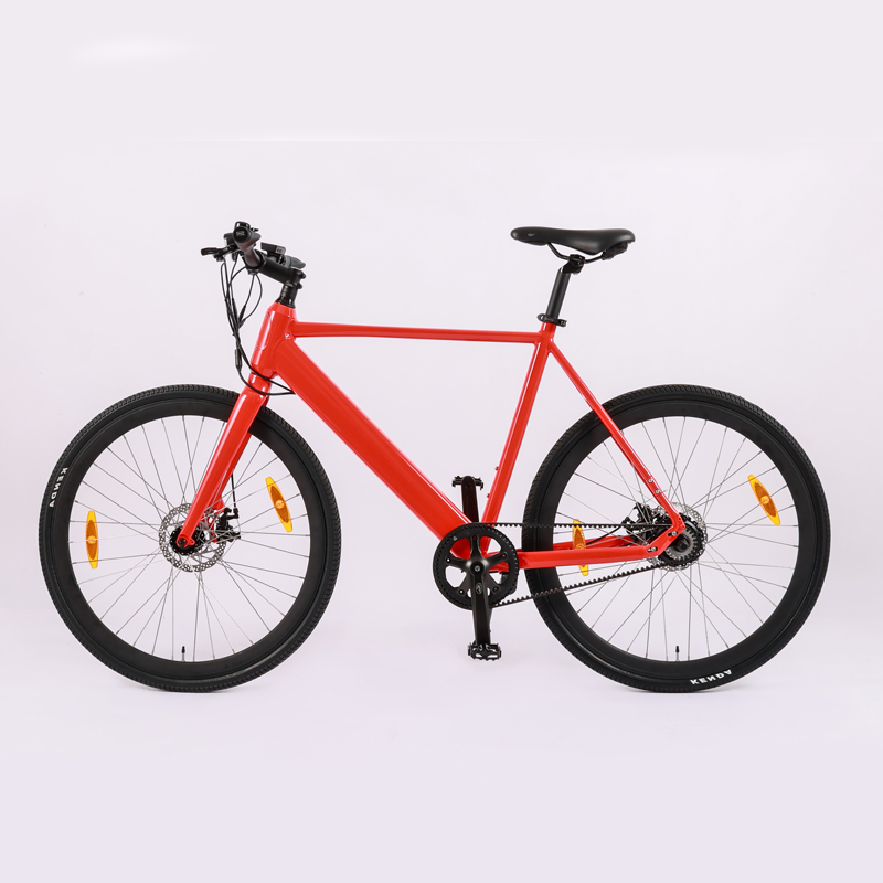36V 250W Road Ebike with Hidden Battery and Machinery Disc Brake Smart Electric Bike