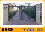 Aluminium Garden Metal Driveway Gates Rail 40x40mm Metal Security Fencing