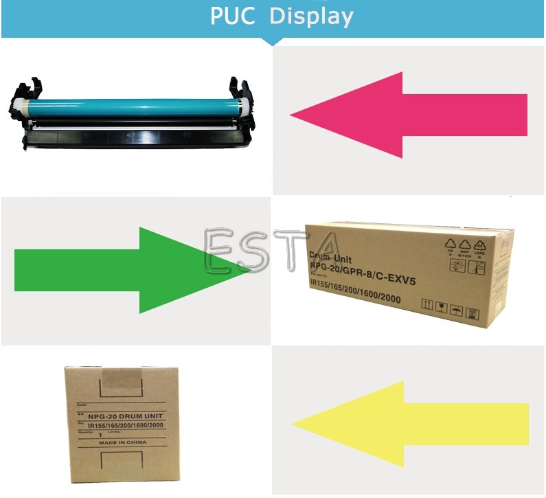 IR1600 C - EXV5 / NPG20 Photoconductor Unit For Canon IR2000 Copiers