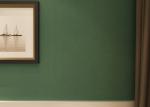 Durable Non woven Wallpaper Removable Material with Dark Green Color
