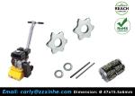 46-55 HRC Edco Parts 6pt Carbide TCT Cutters For Trelawny TFP 200 Scarifier
