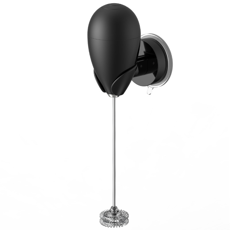 Olive Green Milk Frother With Hot/Cold Functions Perfect Milk Foam Every Time
