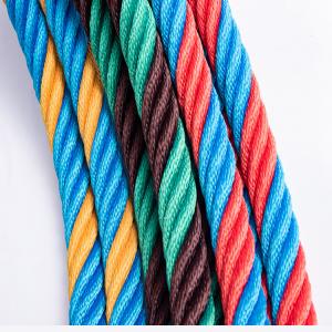 Quality Customized Color PET Polyester Combination Rope 6*8 For Outdoor Playground wholesale