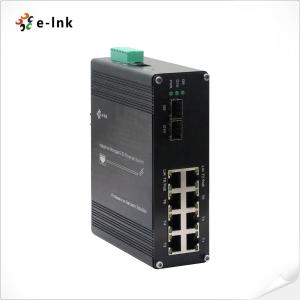 China Industrial 8 Port 2.5G Ethernet + 2 Port 10G SFP Fiber Optic Network Switch on sale