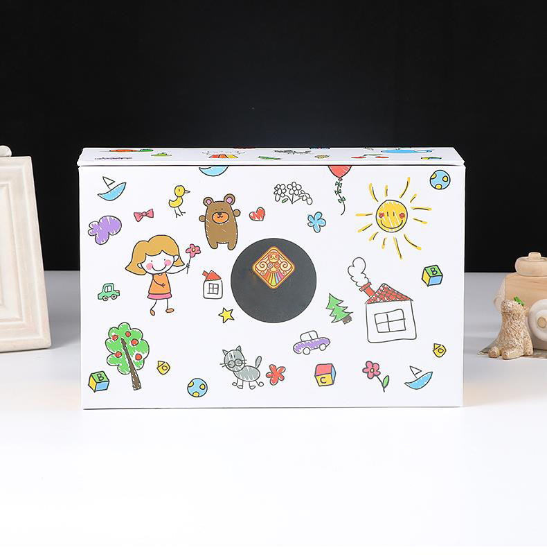 Foldable Recyclable Matt Lamination Cardboard Toy Box