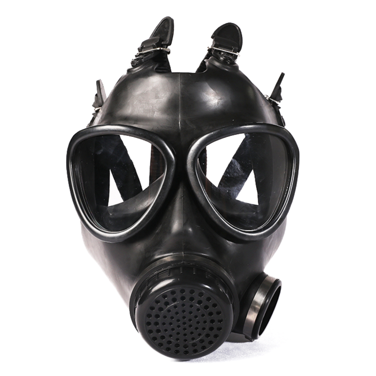 Silica Gel Safety Full Face Gas Mask 60*27*42cm Anti Virus
