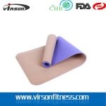 Ningbo virson Anti--slip eco cork TPE yoga mat.New Product Cork TPE Yoga Mat