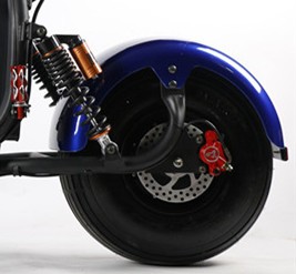 Double Battery Citycoco Big Wheel Electric Scooter 1000W With Hydraulic Disc Brake