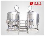 Easy Using 2 Vessel Brewing System , 600L Beer Making Equipment