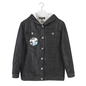 Quality S M L XL 75% Cotton 25% Polyester Ladies Denim Coats For Winter wholesale