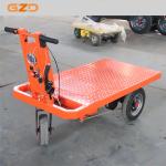 Electric Flatbed Trolley Heavy-Duty Powered Cart For Easy Material Handling