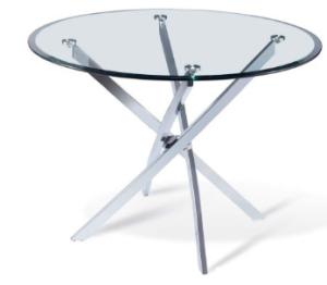Quality Modern round glass dining furniture table wholesale