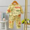 Buy cheap Autumn Long Sleeve Kids Pyjama Set Printing 135cm Height 70cm Bust For 7 years from wholesalers
